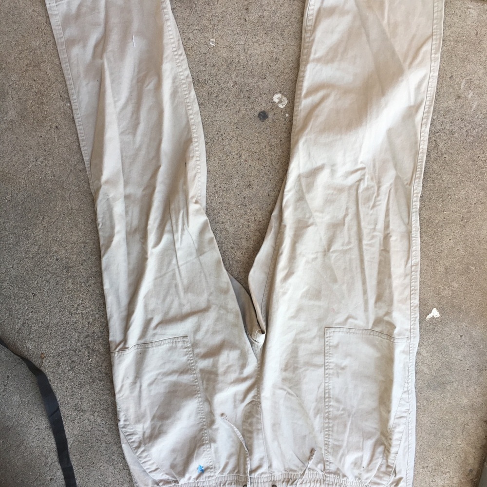 Men's Lightweight Cream Work Pants